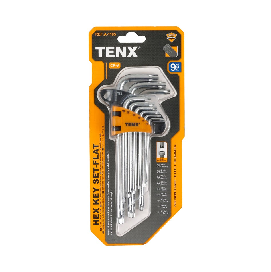 Hex Key Set-Flat – 9PCS