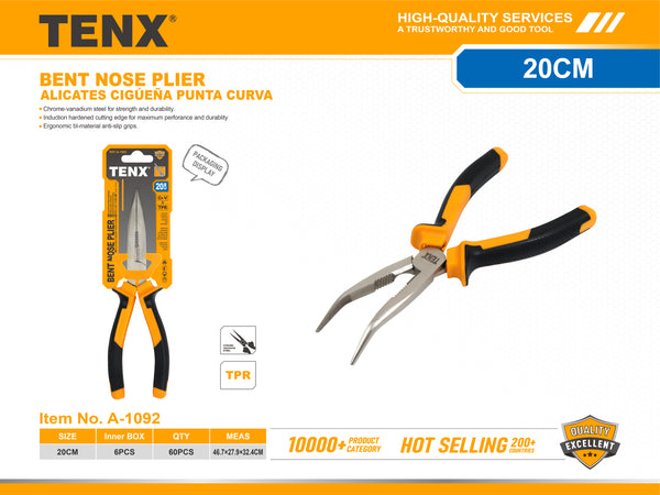 Bent Nose Plier – 20 cm