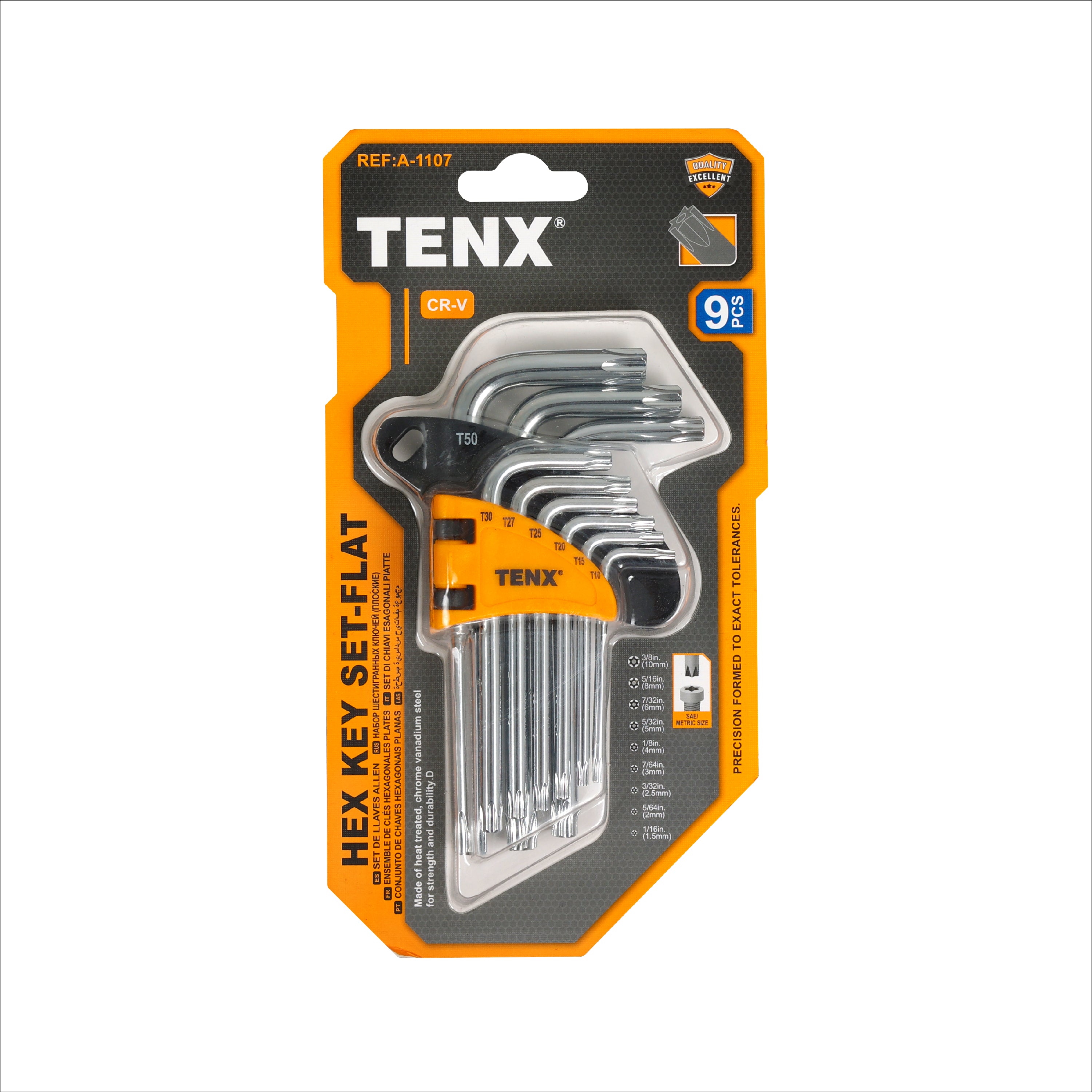 Hex Key Set-Flat – 9PCS