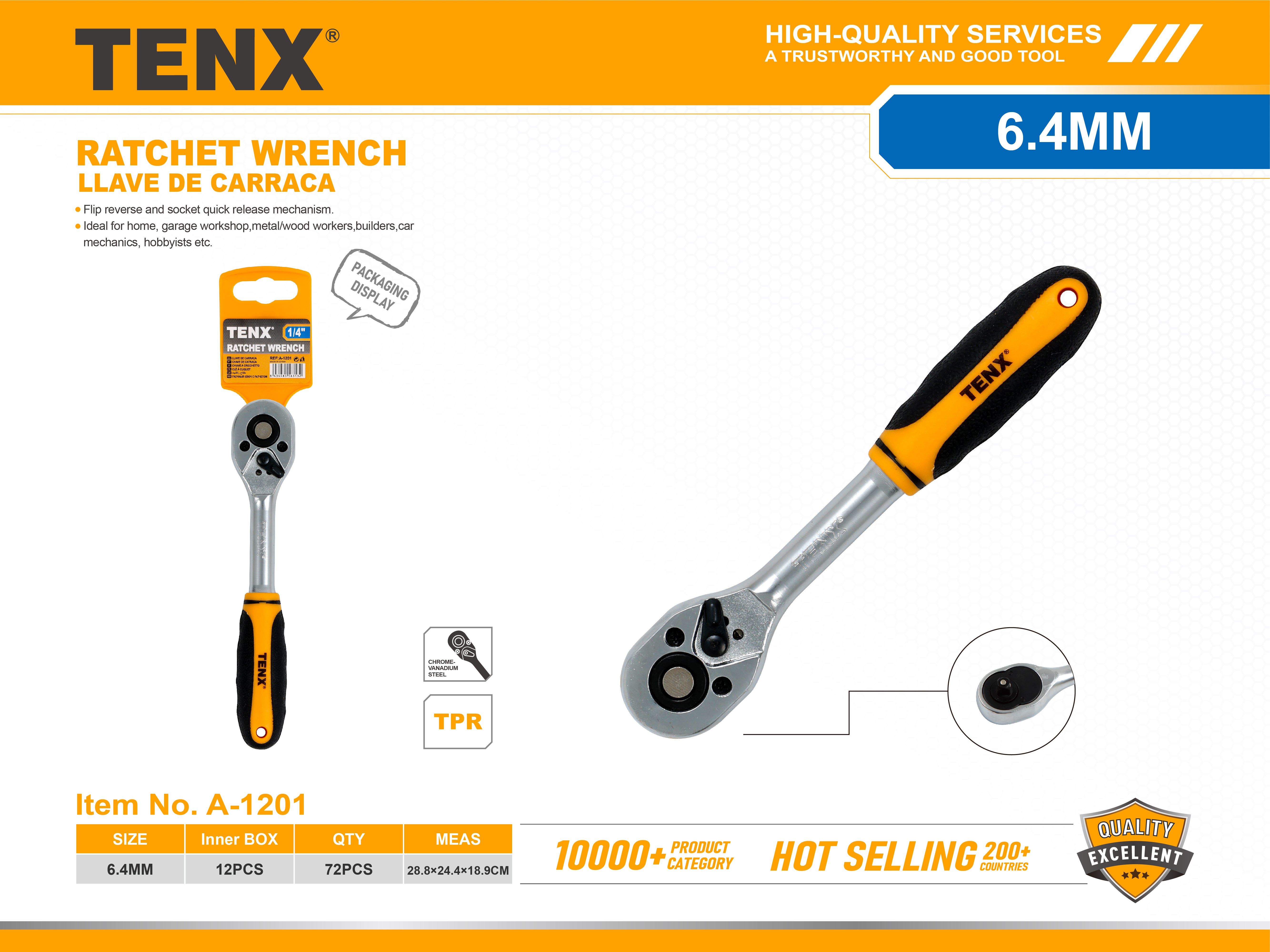 Ratchet Wrench – 6.4MM