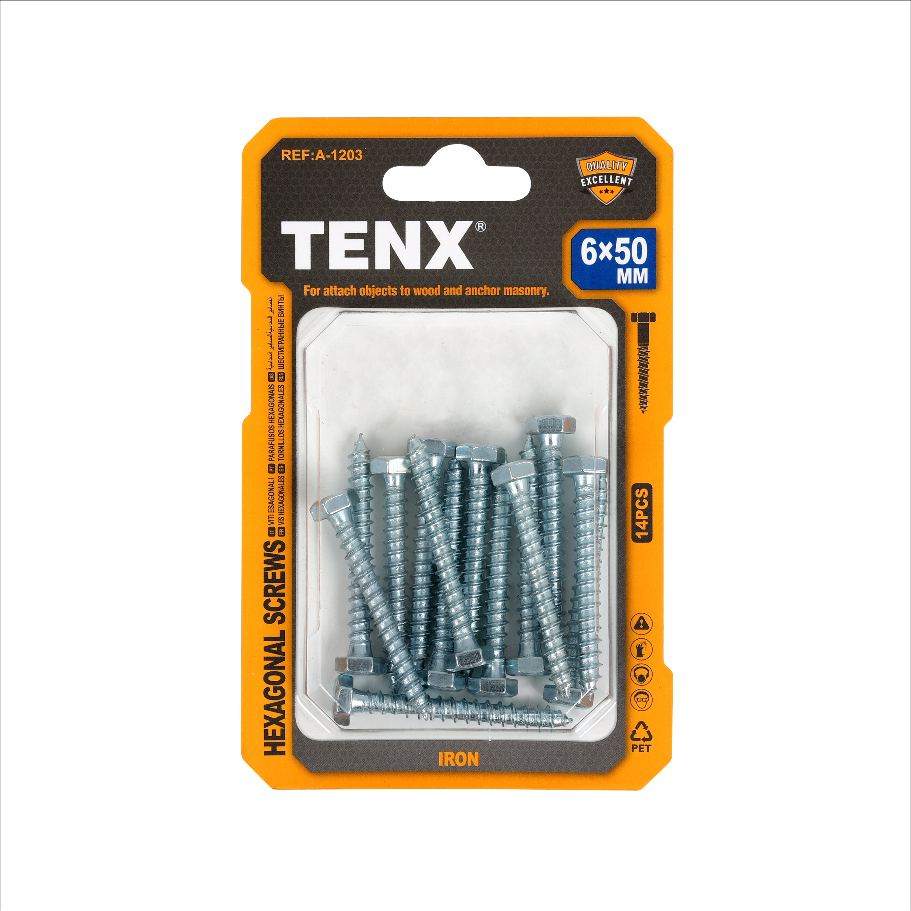 Hexagonal Screws – 6×50MM