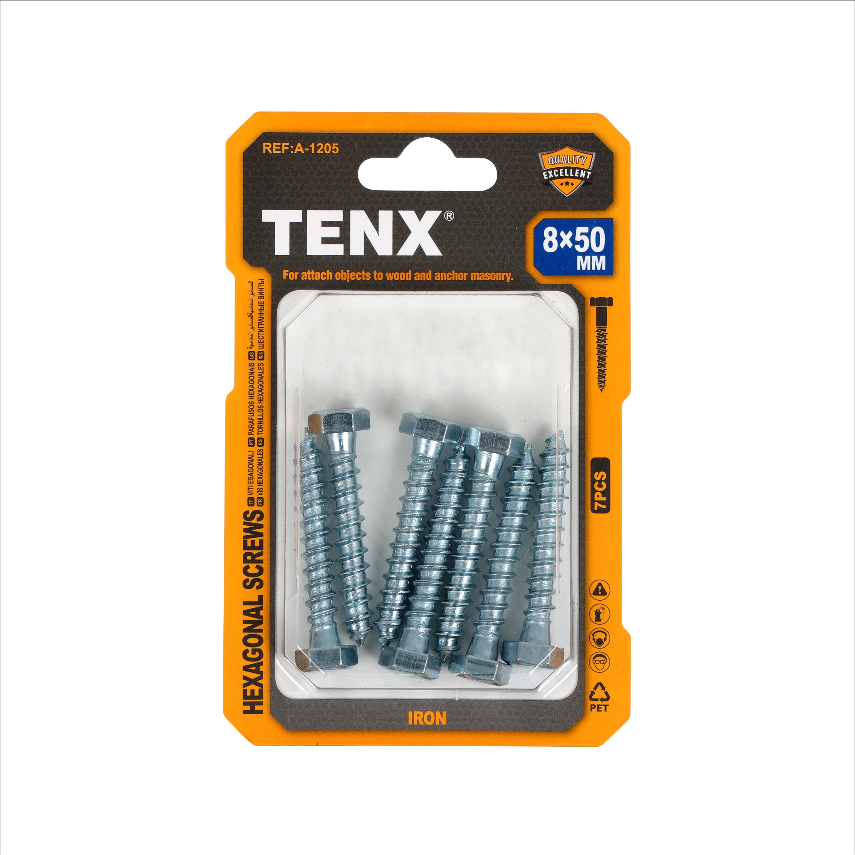 Hexagonal Screws – 8×50MM