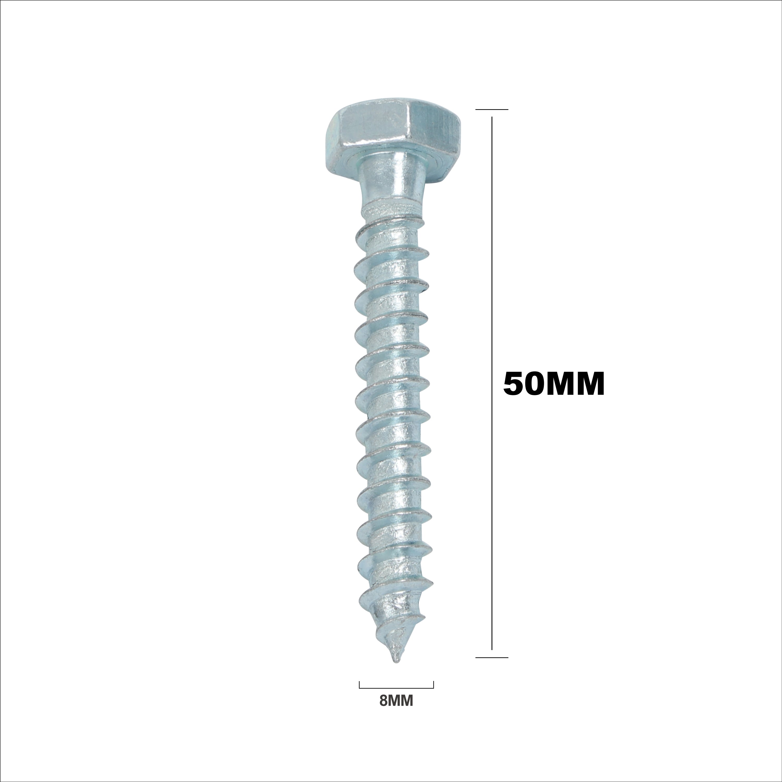 Hexagonal Screws – 8×50MM