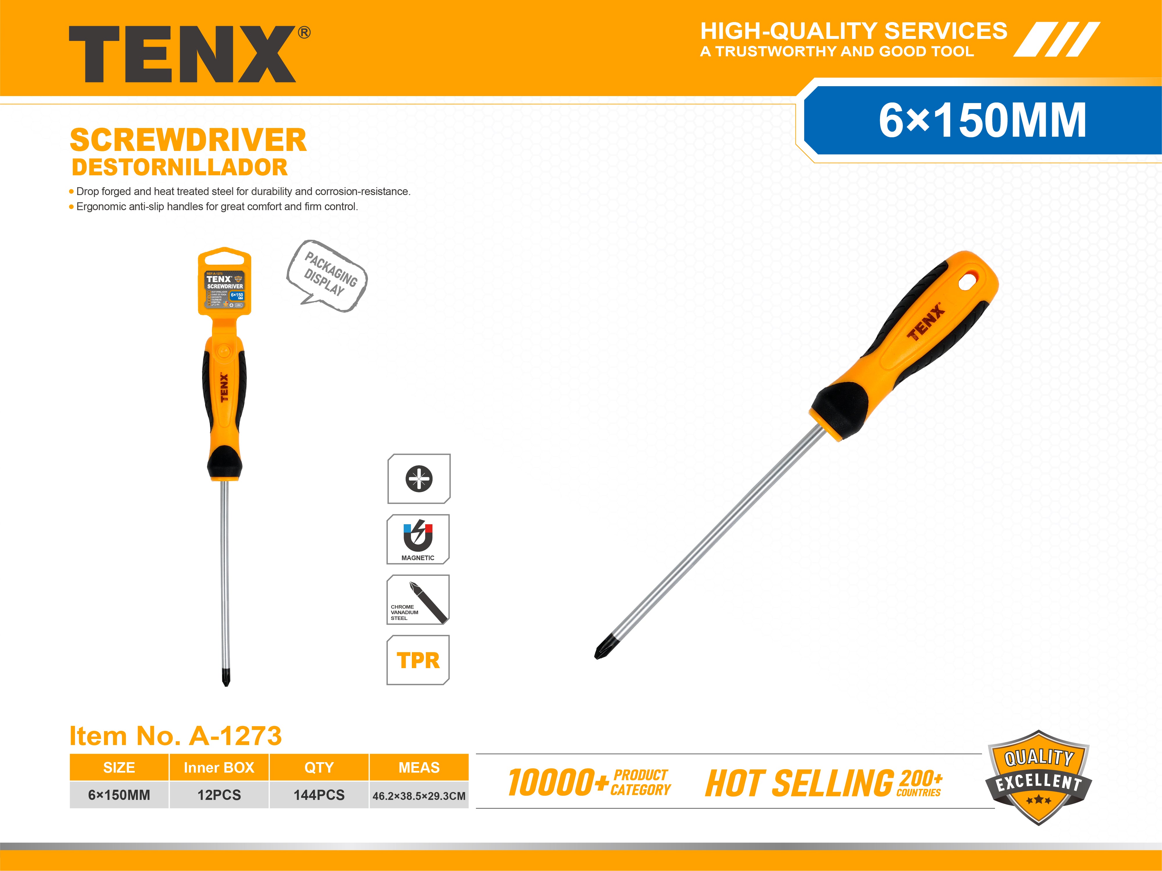Screwdriver – 6×150MM