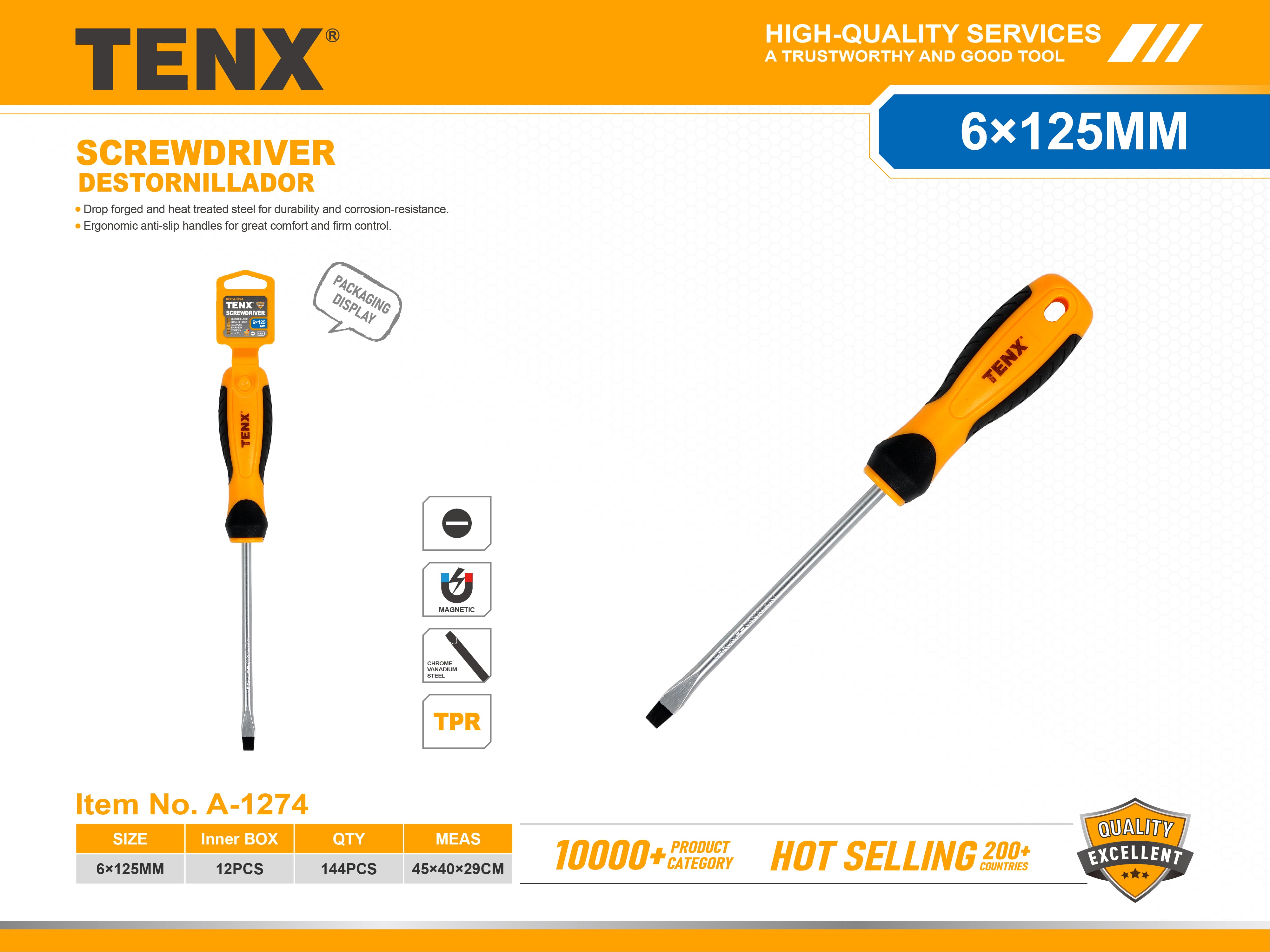 Screwdriver – 6×125MM