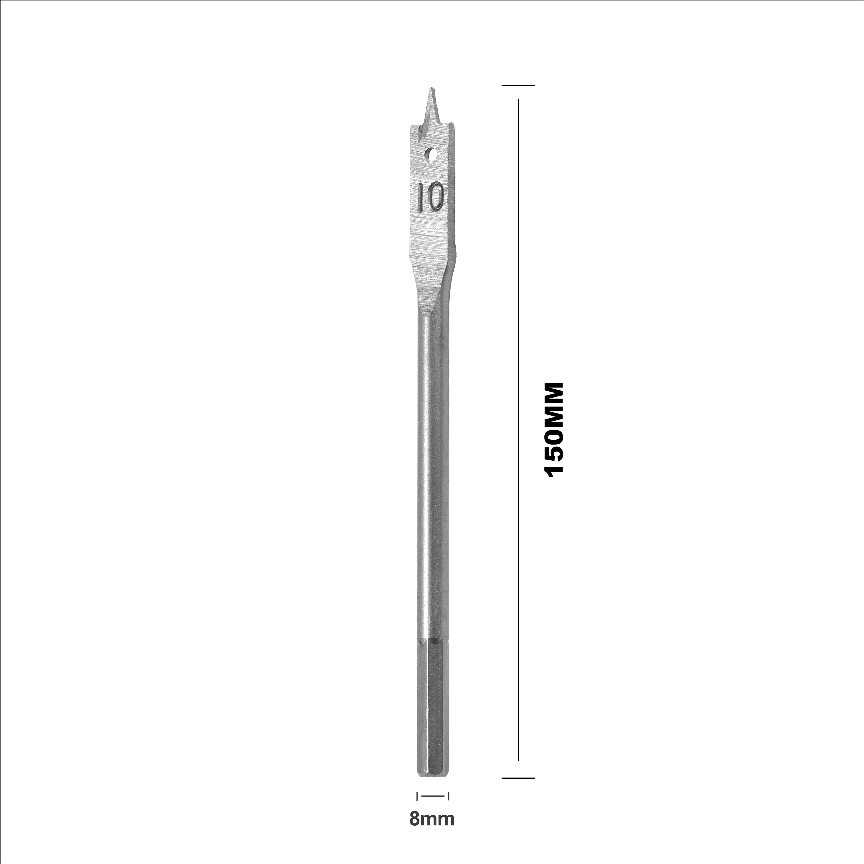 Flat Drill Bit – 10MM