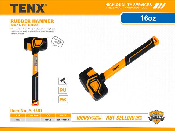 Rubber Hammer – 16oz