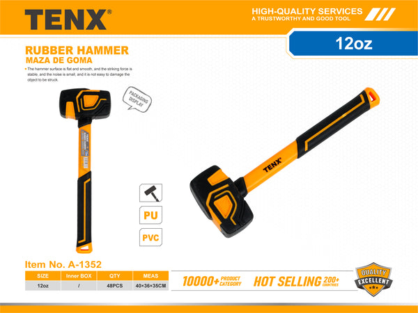 Rubber Hammer – 12oz