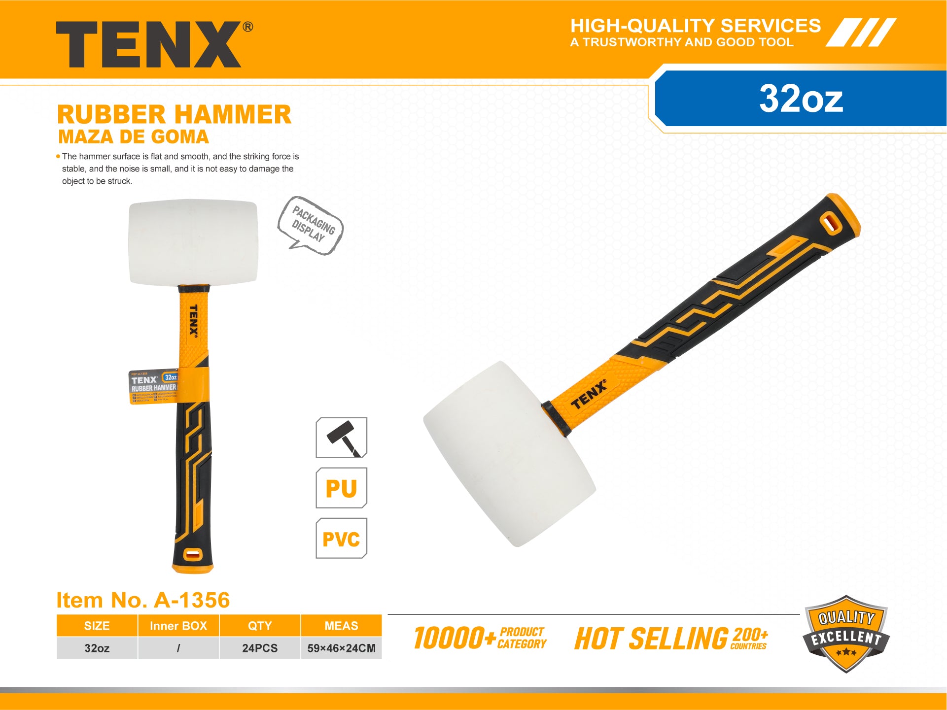 Rubber Hammer – 32oz