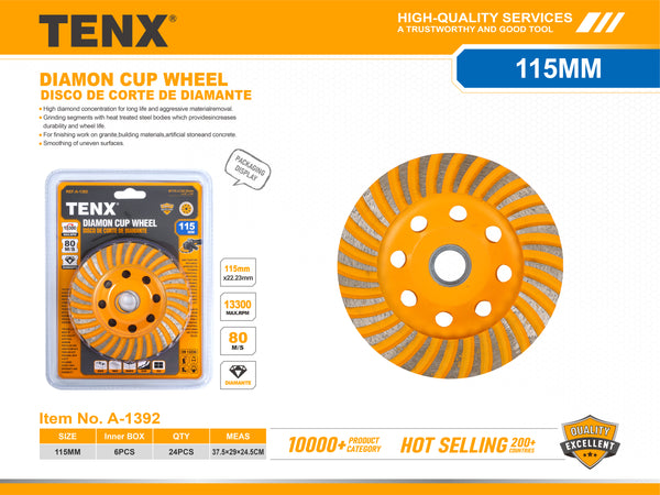 Diamond Cup Wheel – 115MM