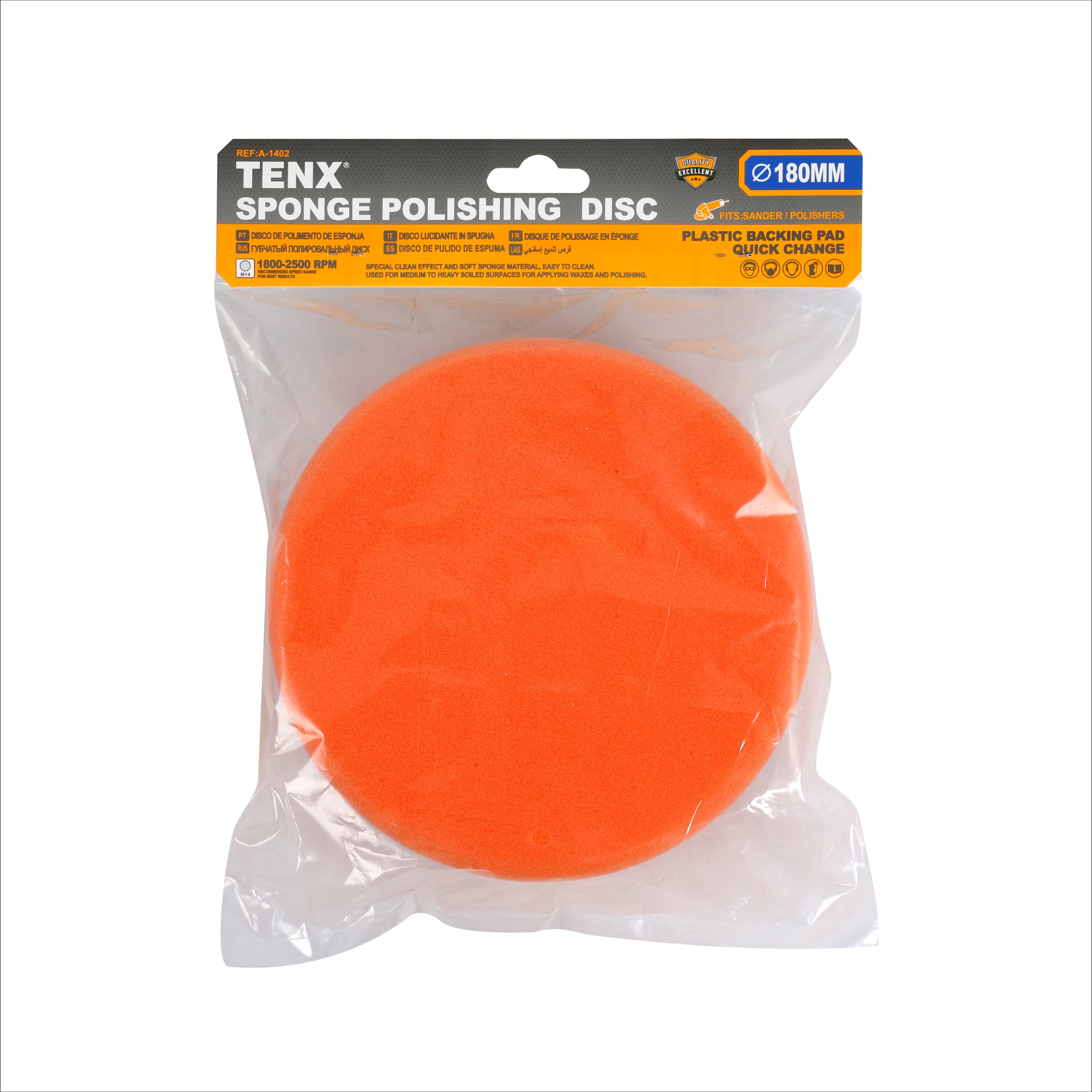 Sponge Polishing Disc – 180 mm