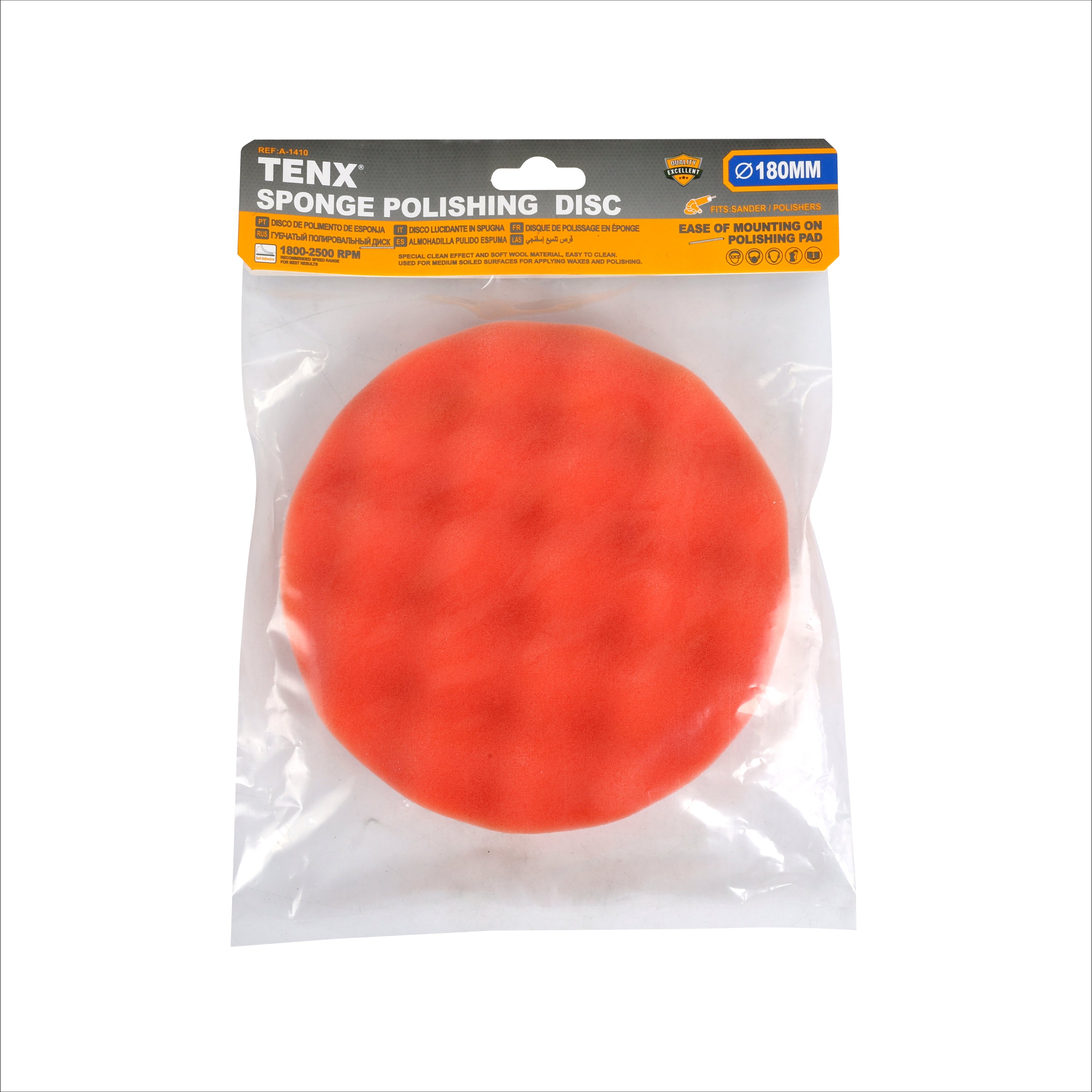 Sponge Polishing Disc – 180 mm