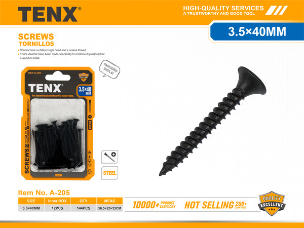 Screws – 3.5 × 40mm