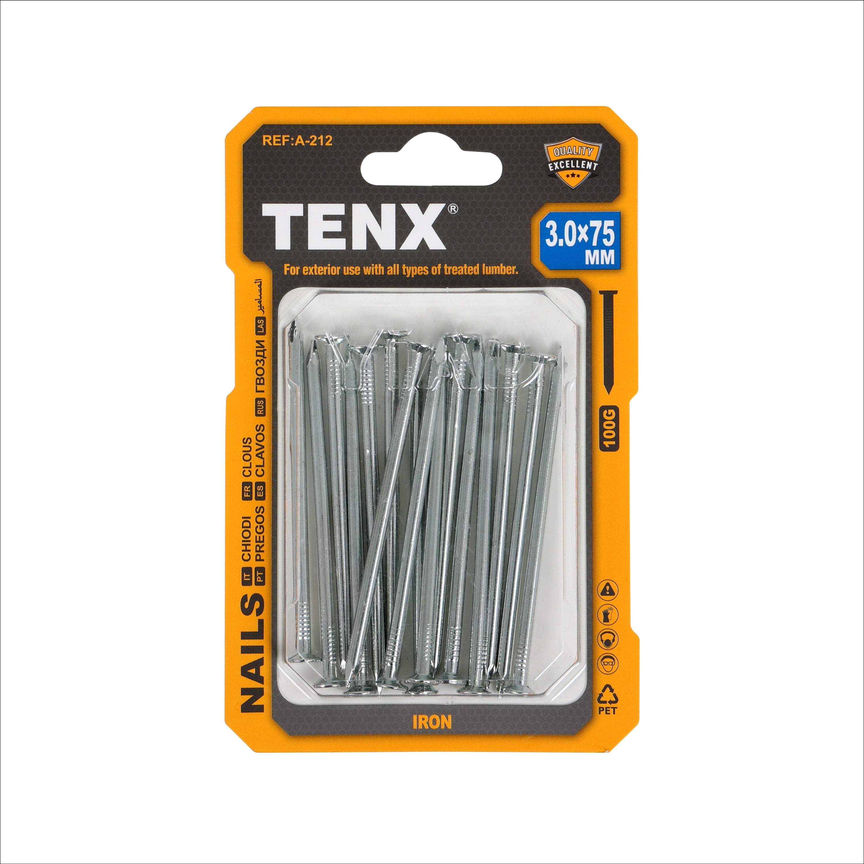 Nails – 3.0 × 75 mm