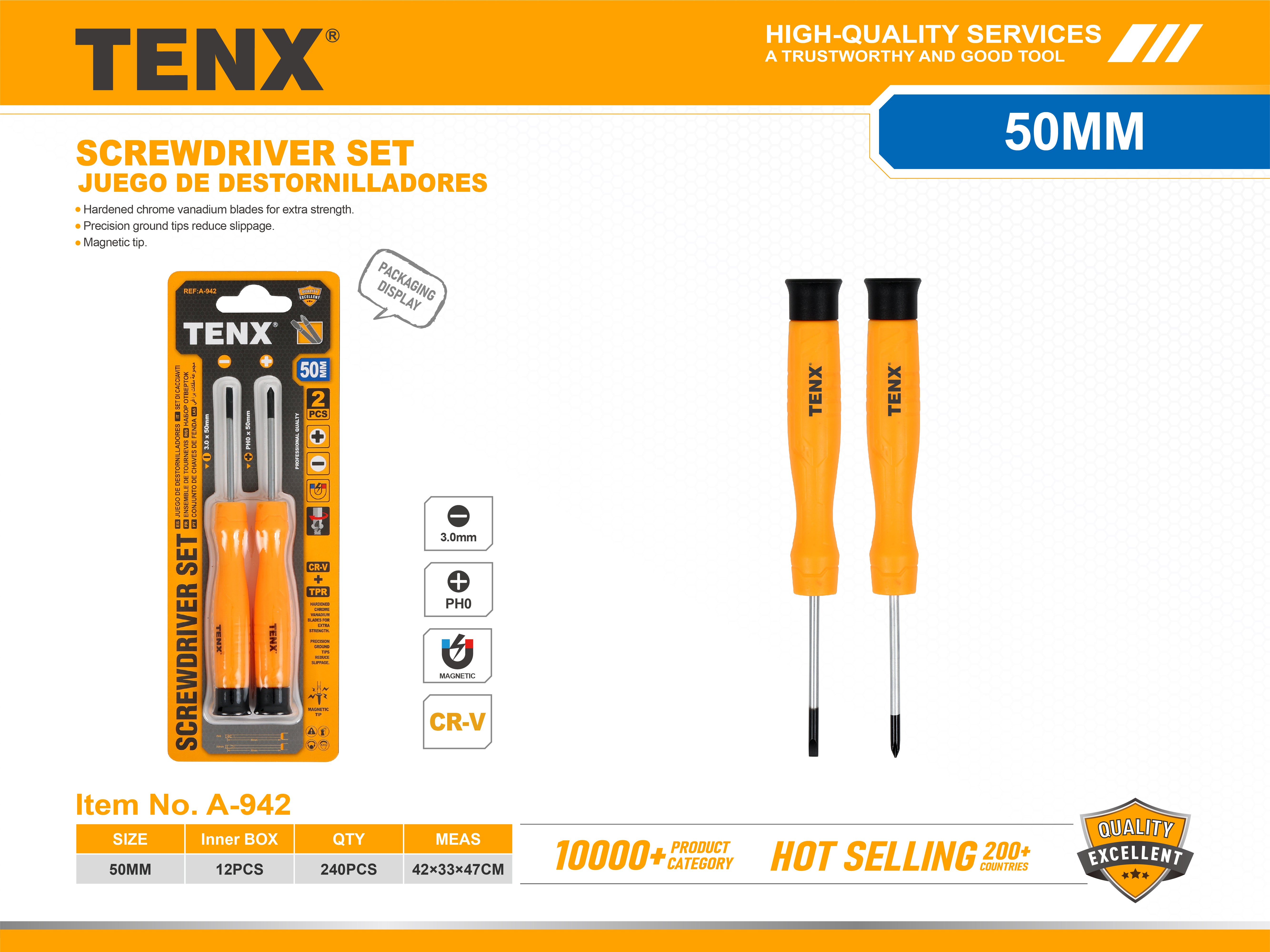 Screwdriver Set – 50 mm