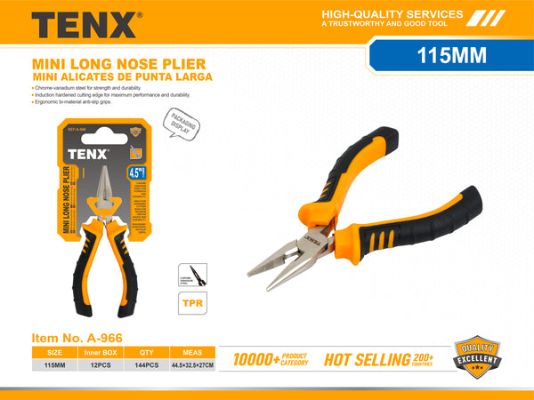 Mini Long Nose Plier – 115 mm
