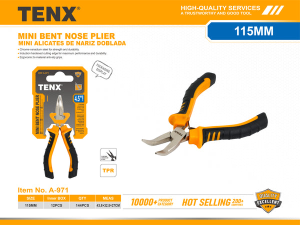 Mini Bent Nose Plier – 115 mm